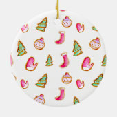 Baking Spirits Bright Baking Party Eenvoudig Keramisch Ornament (Achterkant)