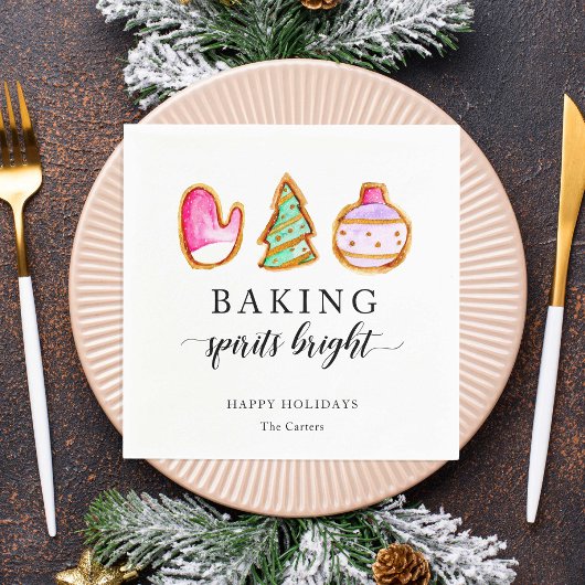 Baking Spirits Bright Baking Party Eenvoudig Servet