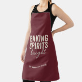 Baking Spirits Bright | Bourgondie Kerst Schort (Insitu)