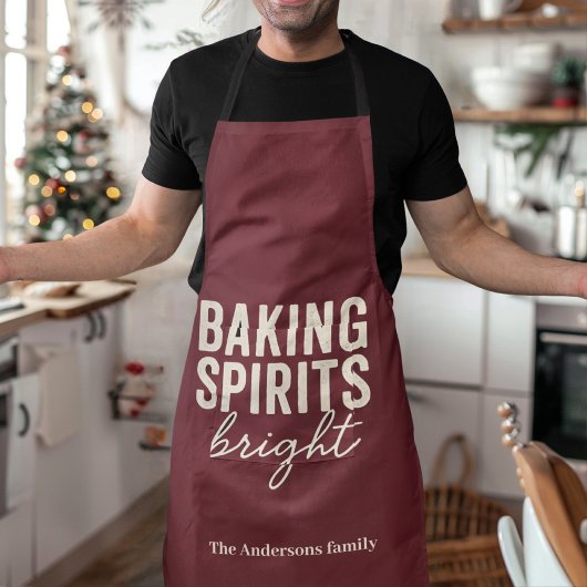Baking Spirits Bright | Bourgondie Kerst Schort