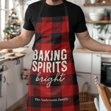 Baking Spirits Bright Buffalo Plaid Kerstmis 