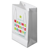 Baking Spirits Bright Cadeautas (Voorkant Gekanteld)