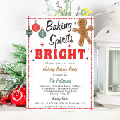 Baking Spirits Bright Christmas Cookie Decorating  Kaart