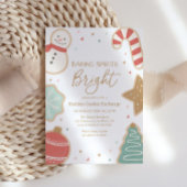 Baking Spirits Bright Christmas Cookie Exchange Kaart