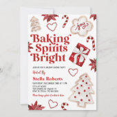 Baking Spirits Bright Christmas Cookie Exchange Kaart (Voorkant)