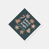 Baking Spirits Bright Christmas Cookie Groen Servet (Hoek)