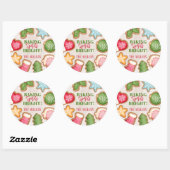 Baking Spirits Bright Christmas Cookie Ronde Sticker (Vel)