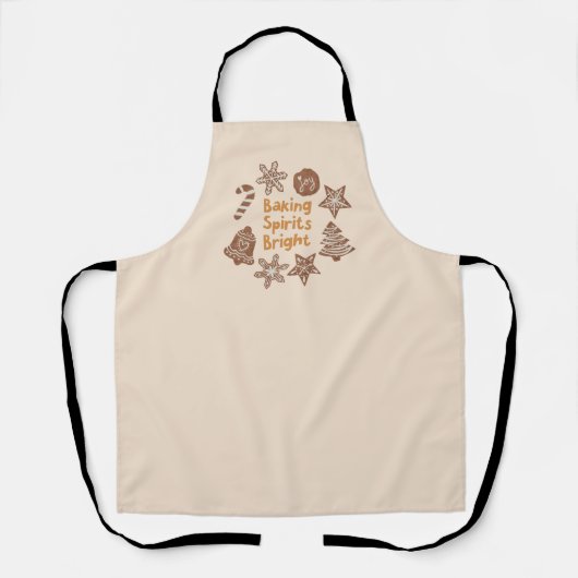 Baking Spirits Bright Christmas Cookies Geel Schort (Voorkant)