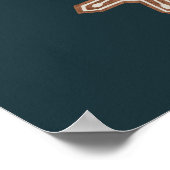 Baking Spirits Bright Christmas Cookies Groen Poster (Hoek)