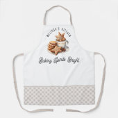 Baking Spirits Bright Christmas Cookies met naam Schort (Voorkant)