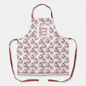 Baking Spirits Bright Christmas Cupcakes Schort (Voorkant)