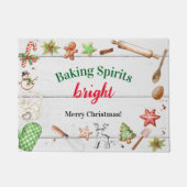 Baking Spirits Bright Christmas Deurmat (Voorkant)