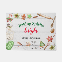 Baking Spirits Bright Christmas Deurmat