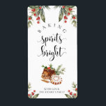Baking Spirits Bright Christmas Gift Label Sticker<br><div class="desc">Deze bakkersgeest felle kerstcadeau-stickers zijn de perfecte aanvulling op uw zelfgemaakte kerstcadeaus. De stickers kunnen gepersonaliseerd worden met jouw naam. Scripttekst kan niet worden bewerkt. Alle andere tekst is bewerkbaar en kan worden aangepast aan uw behoeften. Voor meer geavanceerde aanpassing van dit ontwerp, selecteert u gewoon de knop "Aanpassen" hierboven....</div>