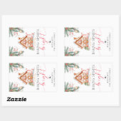 Baking Spirits Bright Christmas Gift Label Sticker (Vel)