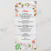 Baking Spirits Bright Christmas Holiday Party Menu (Voorkant)