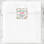 Baking Spirits Bright Christmas Holiday Party Vierkante Sticker<br><div class="desc">Maak je klaar of zeg bedankt voor een heerlijke dag kerstbakken! Ingrediënten die nodig zijn voor een dag bakken, samen met items die nodig zijn in de keuken, worden weergegeven op deze leuke sticker. Afgewerkte kerstkoekjes en bakwerktuigen zijn verspreid over de sticker tegen een witte houten achtergrond. Veelzijdig als envelopafdichtingen...</div>