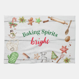 Baking Spirits Bright Christmas Theedoek