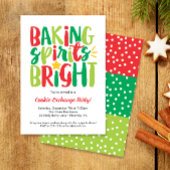 Baking Spirits Bright Cooke Swap Kerstfeest Kaart