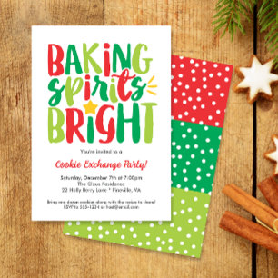 Baking Spirits Bright Cooke Swap Kerstfeest Kaart