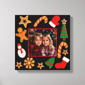Baking Spirits Bright Cookie Custom Photo Canvas Afdruk (Voorkant)