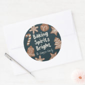 Baking Spirits Bright Cookie Exchange Gift Label (Envelop)
