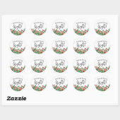 Baking Spirits Bright Cookie Exchange Ronde Sticker (Vel)