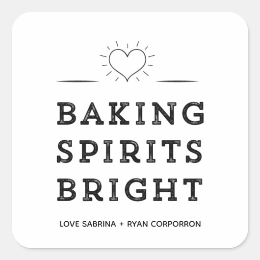 Baking Spirits Bright Cookie Exchange Stickers (Voorkant)