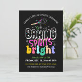 Baking Spirits Bright Cookie Exchange Vakantie Kaart (Staand voorkant)