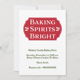 baking spirits bright cookie feestdagenkaart