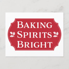 baking spirits bright cookie feestdagenkaart