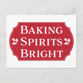 baking spirits bright cookie feestdagenkaart