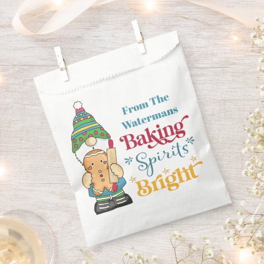 Baking Spirits Bright Cookie kerstfeestdag Bedankzakje (Geknipt)