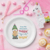 Baking Spirits Bright Cookie kerstfeestdag Papieren Bordje (Feest)