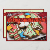 Baking Spirits Bright Cookie Party uitnodigingen (Voorkant / Achterkant)