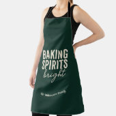 Baking Spirits Bright | Evergreen Kerstmis Schort (Insitu)
