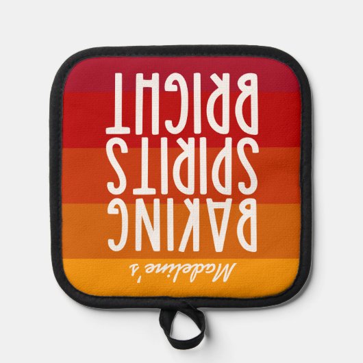 Baking Spirits Bright | Funny Thanksgiving   Pannenlap (Voorkant)