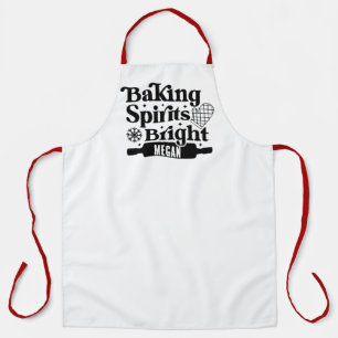 'Baking Spirits Bright' Gemberkoek Kerst Thuis Schort