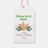 Baking Spirits Bright Gift Label voor thuiscadeau Cadeaulabel (Voorkant)