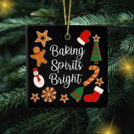 Baking Spirits Bright Gingerbrood kerstkoekje Keramisch Ornament
