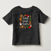 Baking Spirits Bright Gingerbrood kerstkoekje Kinder Shirts (Voorkant)