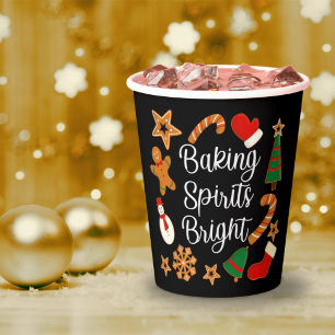 Baking Spirits Bright Gingerbrood kerstkoekje Papieren Bekers