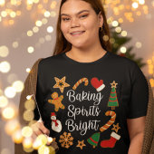Baking Spirits Bright Gingerbrood kerstkoekje T-shirt