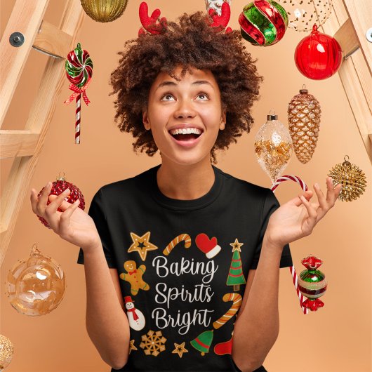 Baking Spirits Bright Gingerbrood kerstkoekje T-shirt