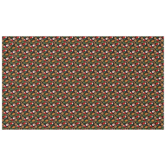 Baking Spirits Bright Gingerbrood kerstkoekje Tafelkleed (Voorkant (Horizontaal))