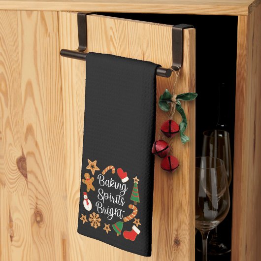 Baking Spirits Bright Gingerbrood kerstkoekje Theedoek