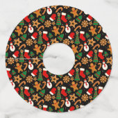 Baking Spirits Bright Gingerbrood kerstkoekje Wijnglaslabel (Achterkant)