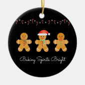 Baking Spirits Bright Gingerbrood Mannen Keramisch Ornament (Voorkant)