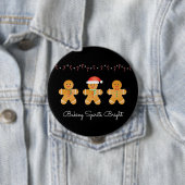 Baking Spirits Bright Gingerbrood Mannen Ronde Button 4,0 Cm (In situ)