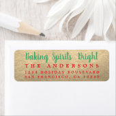 Baking Spirits Bright Gouden Holiday Label (Insitu)